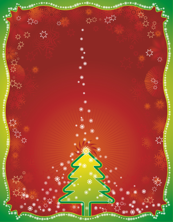 free vector Exquisite christmas photo frame vector